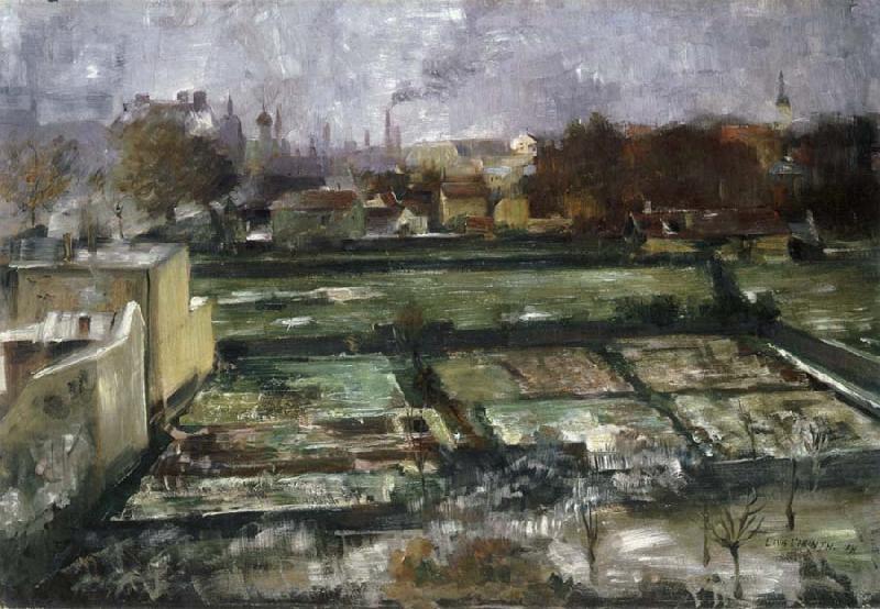 Lovis Corinth View from the Studio oil painting image